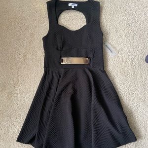 Cutout black dress